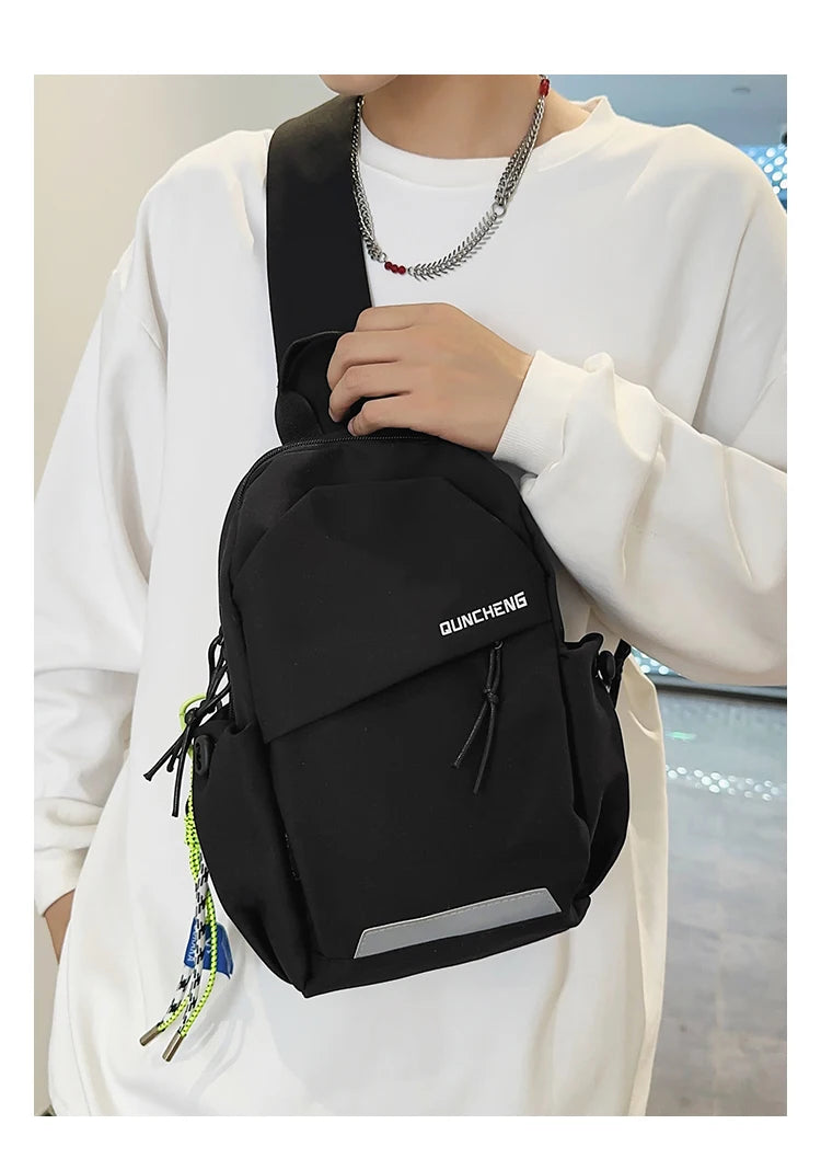 Premio Qunchens Crossbody Bag — Soft Nylon Travel Companion | Everyday Premium Basics