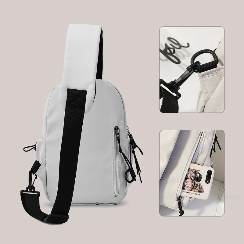 Premio Qunchens Crossbody Bag — Soft Nylon Travel Companion | Everyday Premium Basics