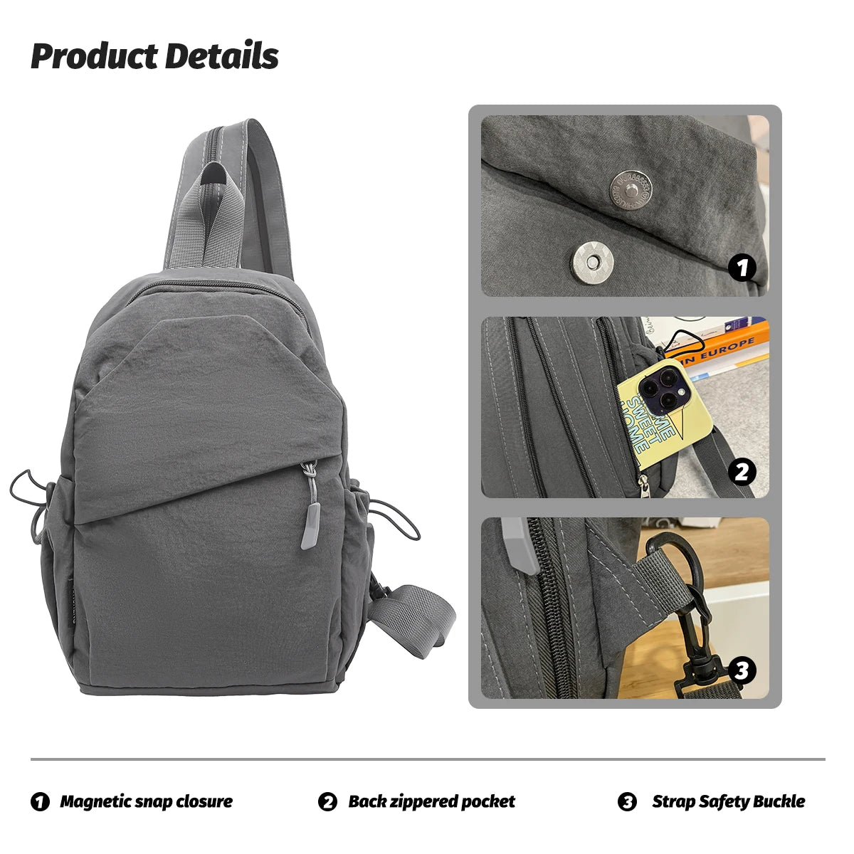 Premio Lancia Pack — Minimalist Crossbody for Modern Travel | Everyday Premium Basics
